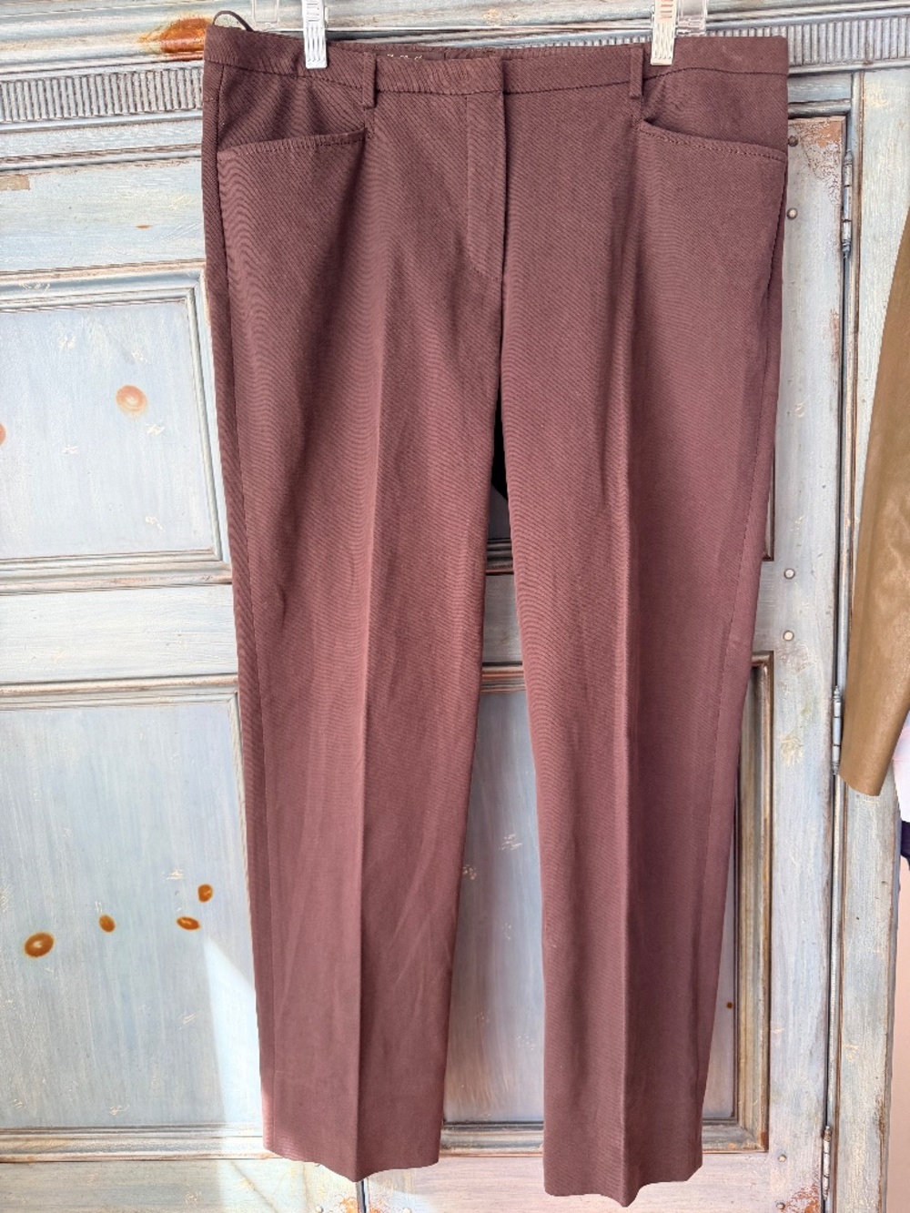 Lora Piana Brown Cotton Pants Size 48 M Brown Cotton Pants Size 48 Made in Italy